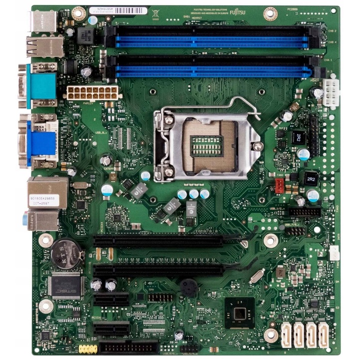 Alaplap, Fujitsu, D3220-A12 GS2, microATX, 4 RAM foglalat, 219x244mm