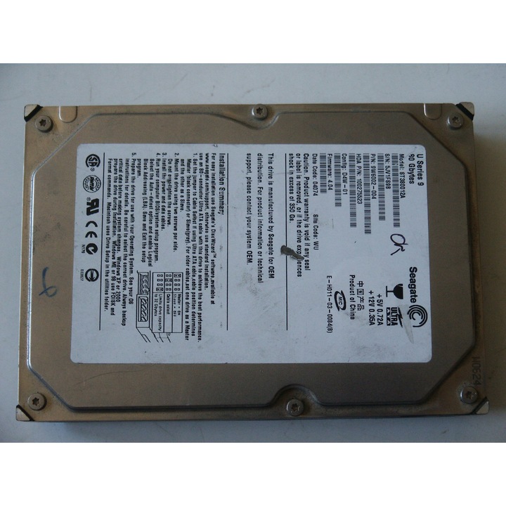 Hard Disk 3.5'' Seagate U Series 9, 80GB, 7200RPM, ATA