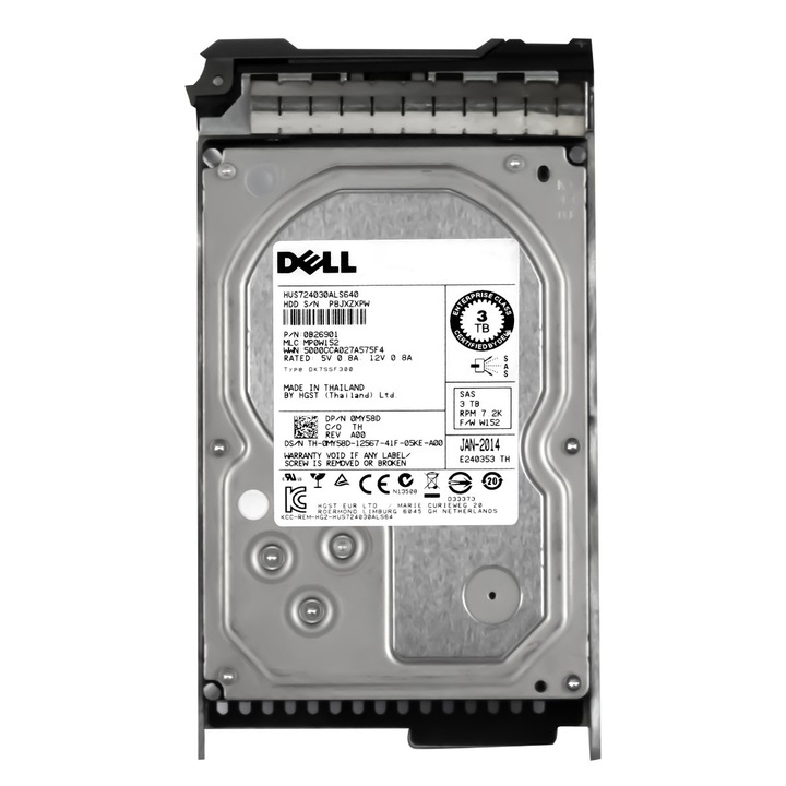 Hard Disk 3TB Dell 7.2K 64MB SAS-2 3.5''