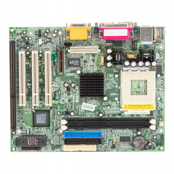 Biostar M7VKQ alaplap, Socket 462, micro ATX, 2 RAM foglalat, 3x PCI, 1x ISA, 2x USB