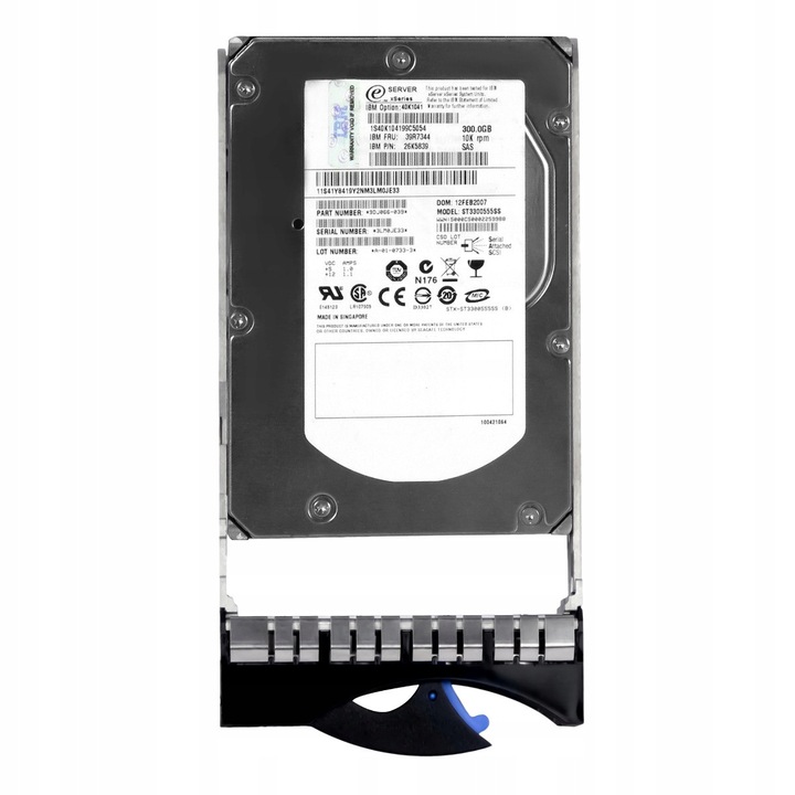 Hard Disk 300GB, IBM, 10K, 16MB, SAS, 3.5''
