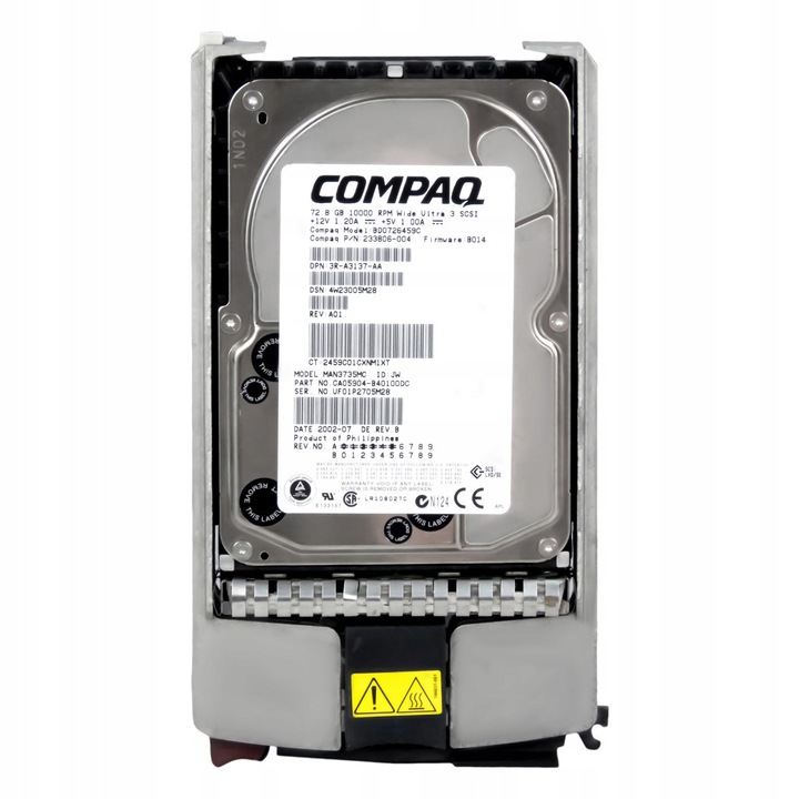 Merevlemez 73GB 10K SCSI 3.5'' Szett