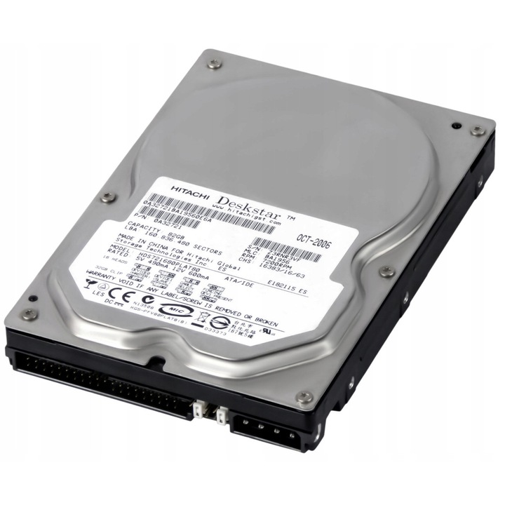 Hard Disk 3.5'' Hitachi DeskStar 7K160 80GB, 7200RPM, 8MB