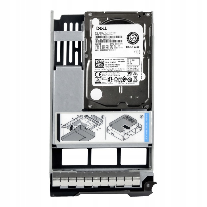 Hard Disk 600GB 15K 128MB SAS-3 3.5" Dell
