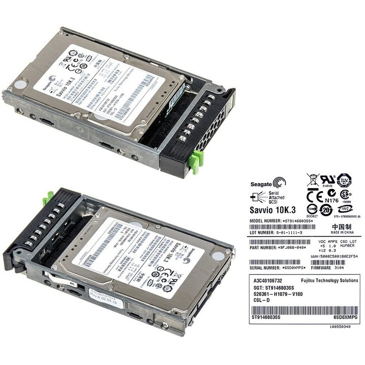 Hard Disk 2.5'' Fujitsu 146GB 10K 16MB SAS-2