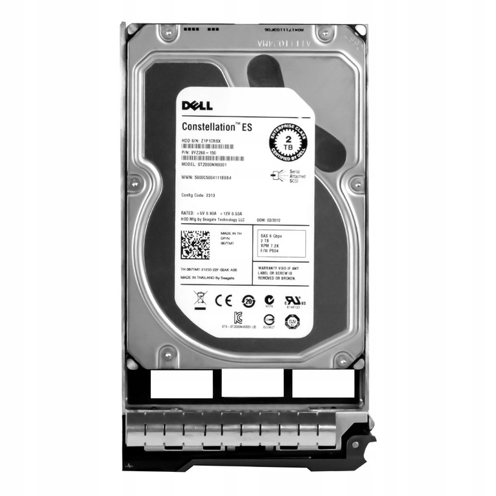 Hard Disk 2TB 7200RPM 64MB SAS-2 3.5" DELL