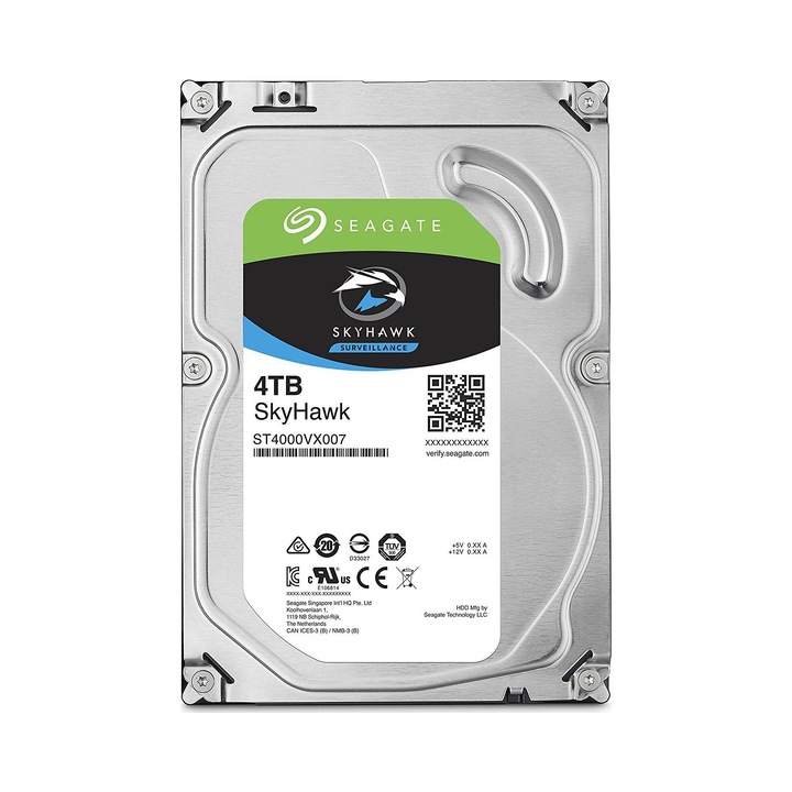 Hard Disk Seagate SkyHawk 4TB SATA III 5900RPM 64MB 3.5''