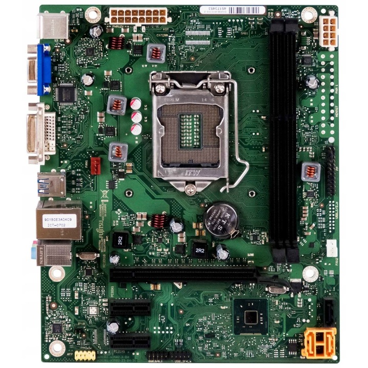 Fujitsu D3230-A13 GS2 microATX alaplap, DDR3, 2 RAM foglalat, 183x219mm