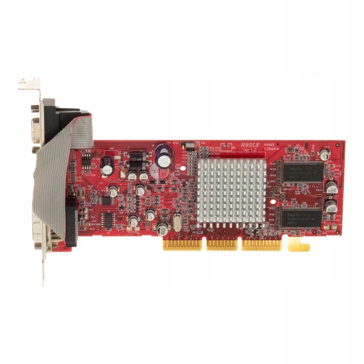 Placa video PowerColor RADEON 9200 SE 64MB AGP, 64-bit, 2048x1536, passzív