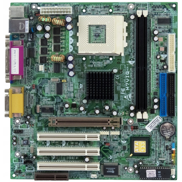 Alaplap Biostar M7VIQ Socket 462, micro ATX, 2 RAM foglalat, 3 PCI, 3x AUDIO