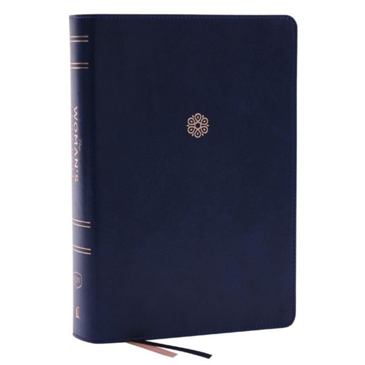 Kjv, The Woman's Study Bible, Blue Leathersoft, Red Letter, Full-color Edition, Comfort Print: Receiving God's Truth For Balance, Hope, And Transforma - Dorothy Kelley Patterson