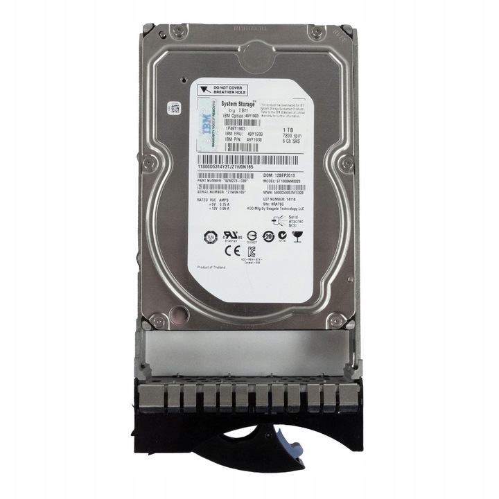 Hard Disk 1TB 7200RPM 128MB SAS-2 3.5'' IBM