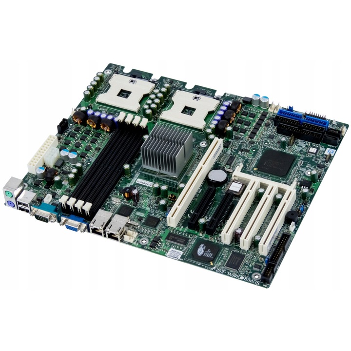 Supermicro X6DVL-EG2 alaplap, 2x604, 4xDDR2, 1xPCI-X, 3xPCI, 2xPCIe x4, 2xUSB, 2xRJ45