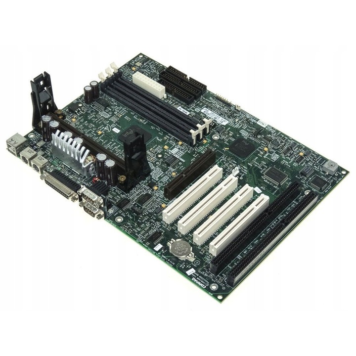 Compaq 110940-001 alaplap, SLOT1, 3x SDRAM, 2x ISA, 4x PCI