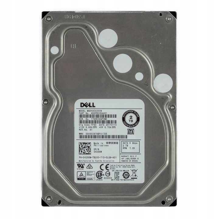 Hard Disk 2TB, Dell, 7200RPM, SATA III, 3.5''