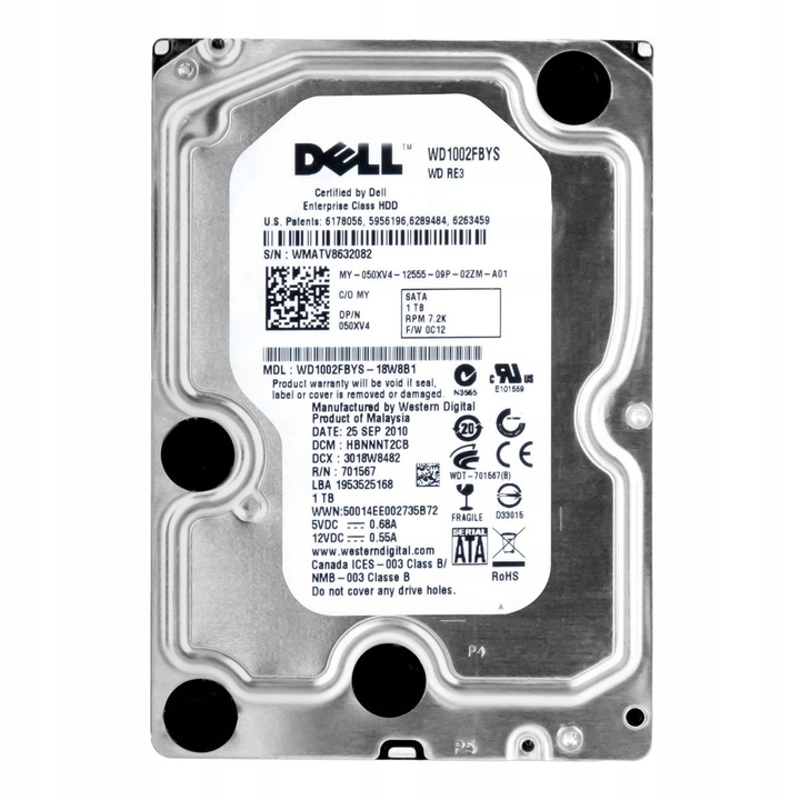 Hard Disk 1TB 7200RPM 32MB SATA II 3.5"