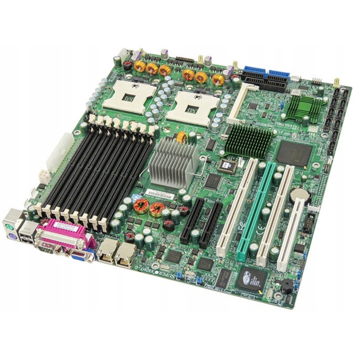 Supermicro X8DHT-G alaplap, 8x DDR, 10x SATA, 2x RJ45, 2x PGA604 foglalat