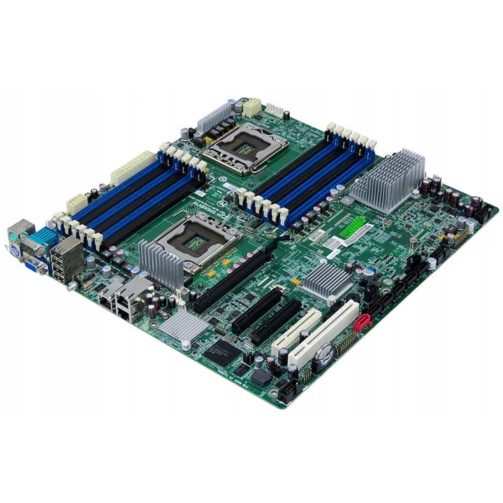 GIGABYTE GA-7TESH1-RH alaplap LGA1366 DDR3, 12 memóriafoglalat, 2x 1366, többszínű