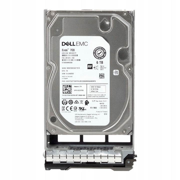 Hard Disk 6TB 7200RPM 256MB SAS-3 3.5''