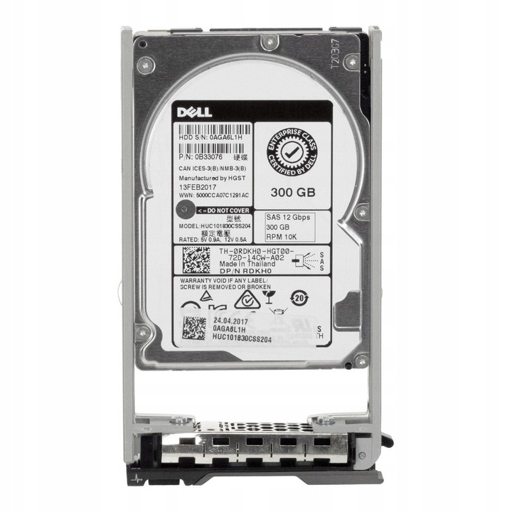 Hard Disk 300GB 10K 64MB SAS-3 2.5"