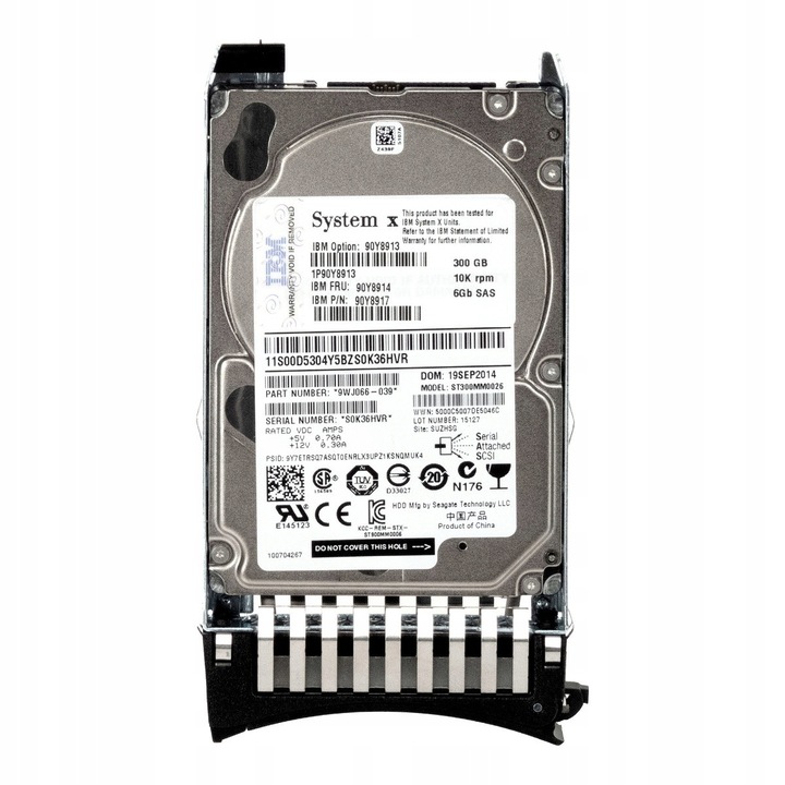 Hard Disk 300GB 10K 64MB SAS-2 2.5'' IBM