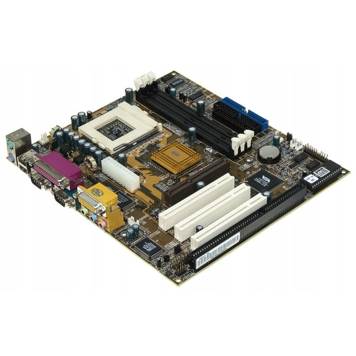ECS P6BAP-Me Apollo Pro 133 alaplap, SDRAM, 370, PCI, ISA, AGP