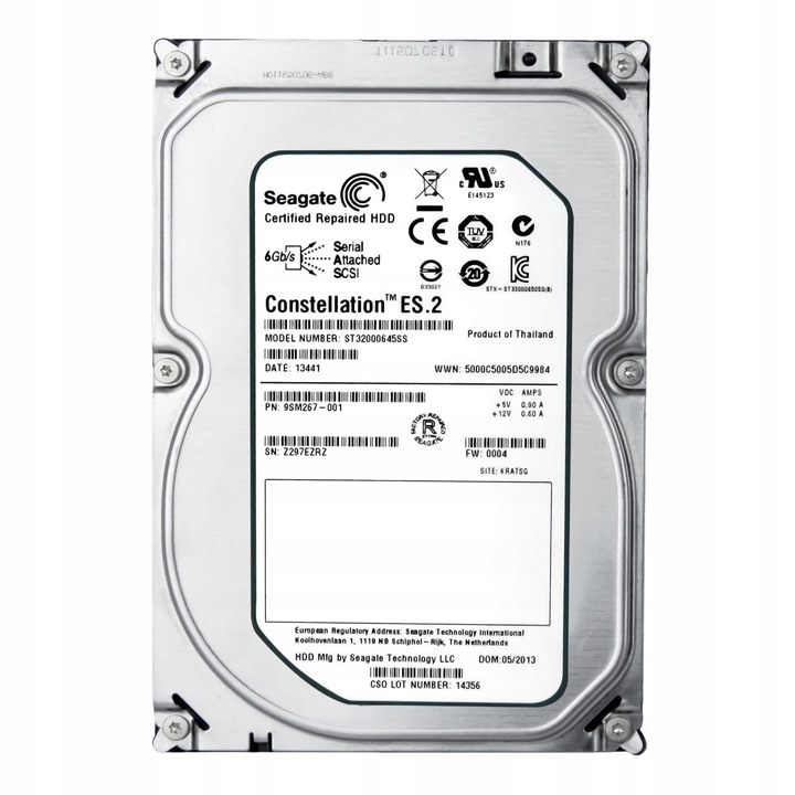 Hard Disk 3.5'' Seagate Constellation ES.2 2TB 7.2K 64MB SAS-2