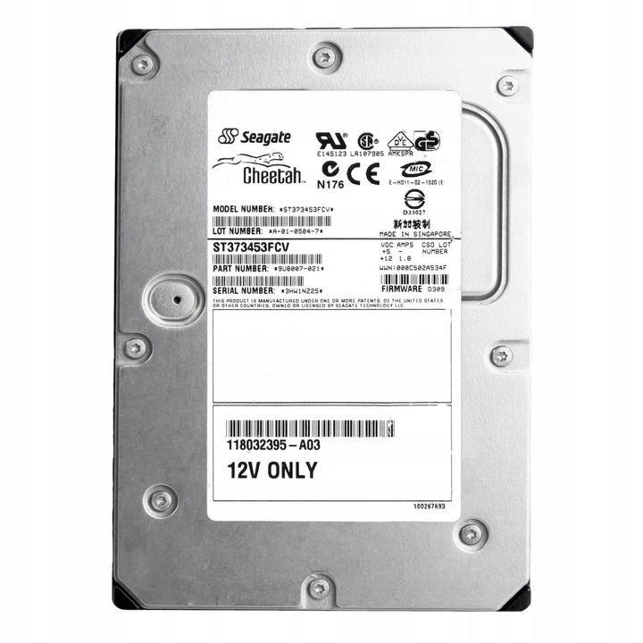 Hard Disk 73GB 15K FC 3.5'' ST373453FCV