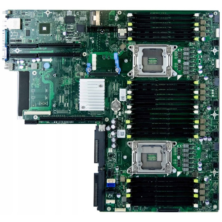 DELL 0H5J4J alaplap DUAL s.2011 DDR3, 24 slot, 3 bővítőhely, többszínű