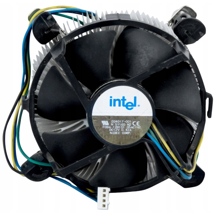 Intel D34017-001 aktív hűtő, socket 775, 4PIN