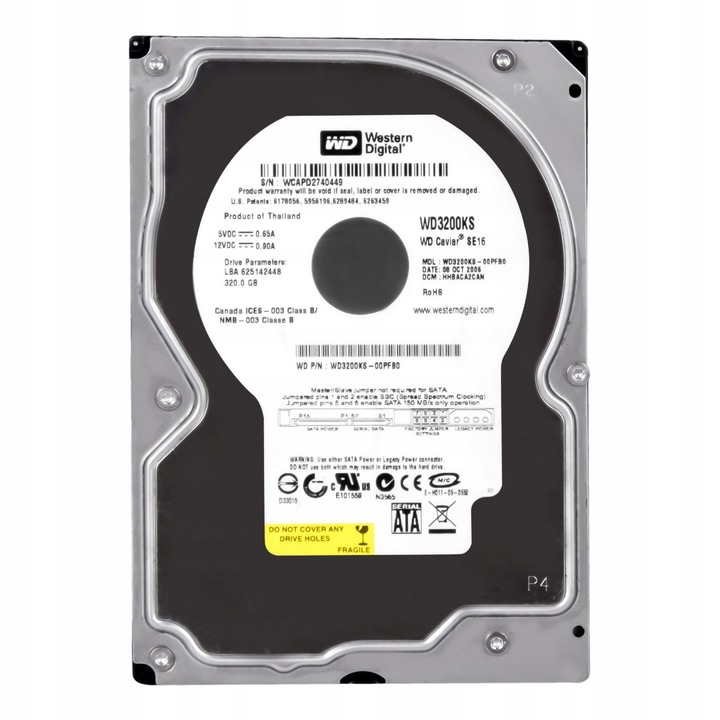Hard Disk 3.5'' WD3200KS, 320GB, 7200RPM, SATA II