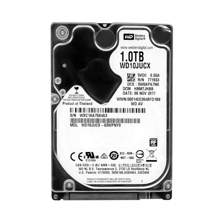 Hard Disk 1TB Western Digital 5400RPM SATA III 2.5''
