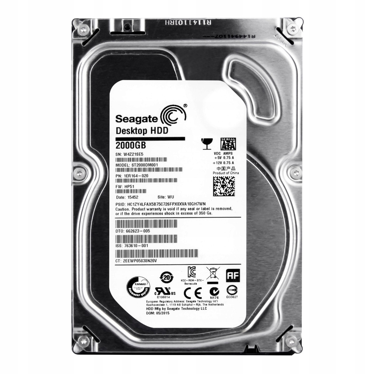 HDD Hitachi HGST Ultrastar 7K4000, 2TB, 7200rpm, 64MB, SATA 3