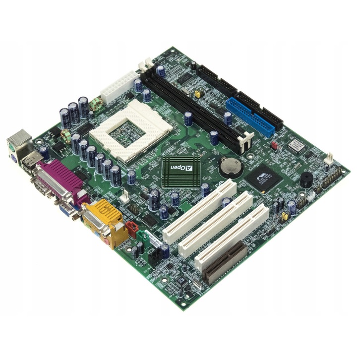 Aopen MX36LE alaplap, Socket 370, microATX, 2 RAM foglalat, 3 PCI, 2x USB
