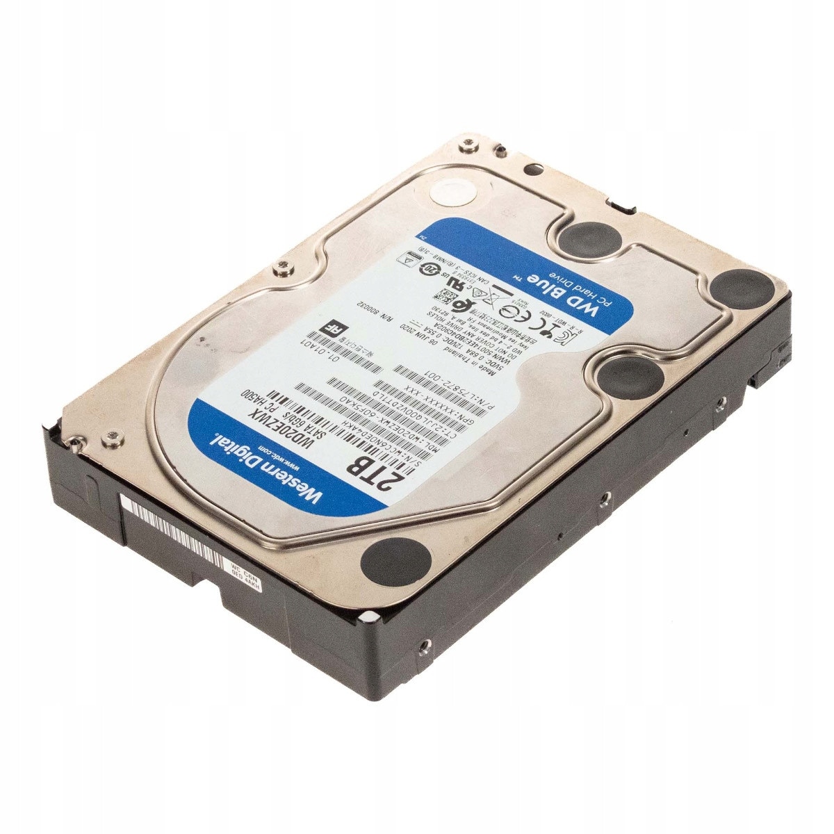 Hard Disk 2TB, Western Digital, BLUE, 7200RPM, SATA III, 3.5