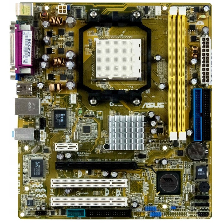 ASUS M2V-TVM alaplap, AM2, 2x DDR2, 244x218mm