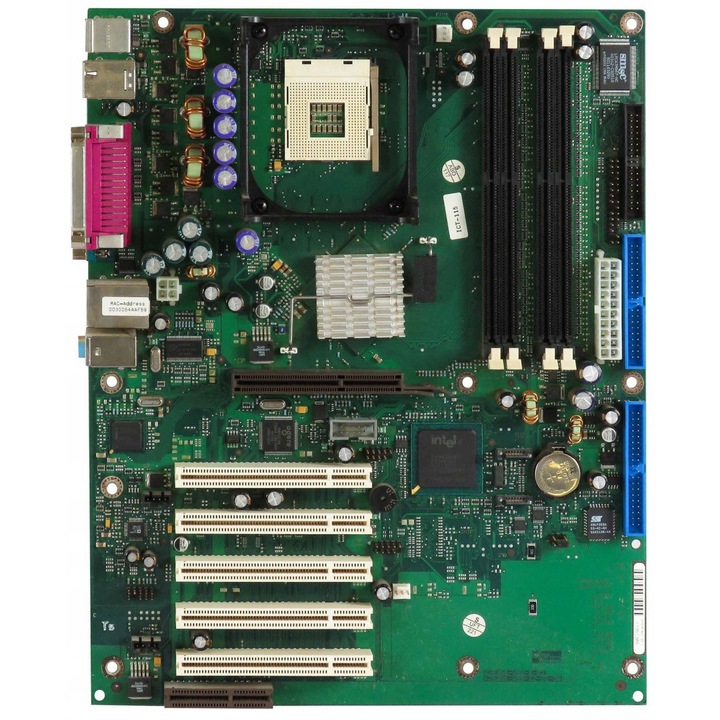 Fujitsu D1625-A21 alaplap, EATX, 4 RAM foglalat, Socket 478, 5 PCI