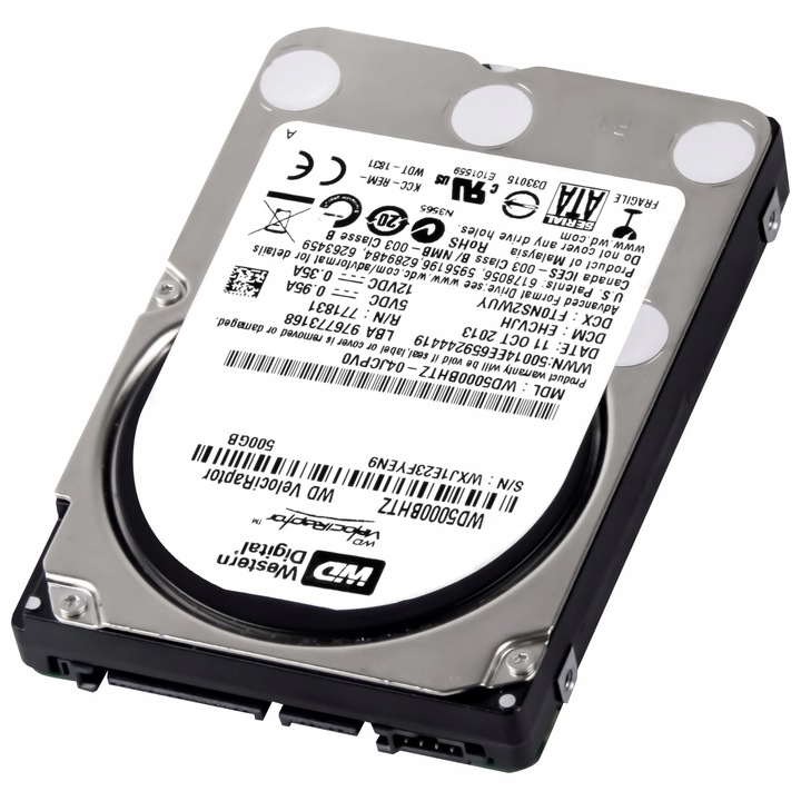 Wd Raptor 10k Window Hard Disk 500GB Western Digital Velociraptor 10K 64MB SATA III 2.5 ...