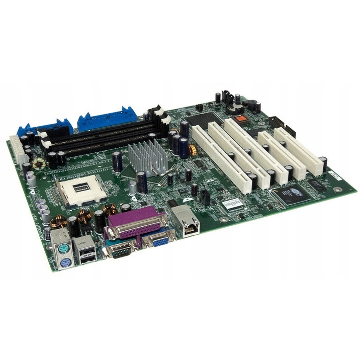 Dell alaplap, 0P1158 modell, socket 478, DDR, 4 slot, PowerEdge 700-hoz