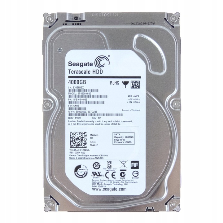 Hard Disk 4TB 5900RPM 64MB SATA III 3.5''