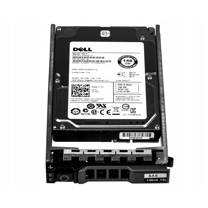 Hard Disk 146GB 15K 16MB SAS-2 2.5'' DELL ST9146852SS