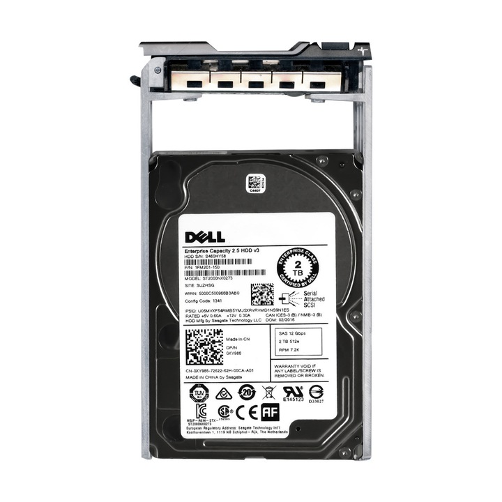 Hard Disk 2TB 7200RPM 128MB SAS-3 2.5''
