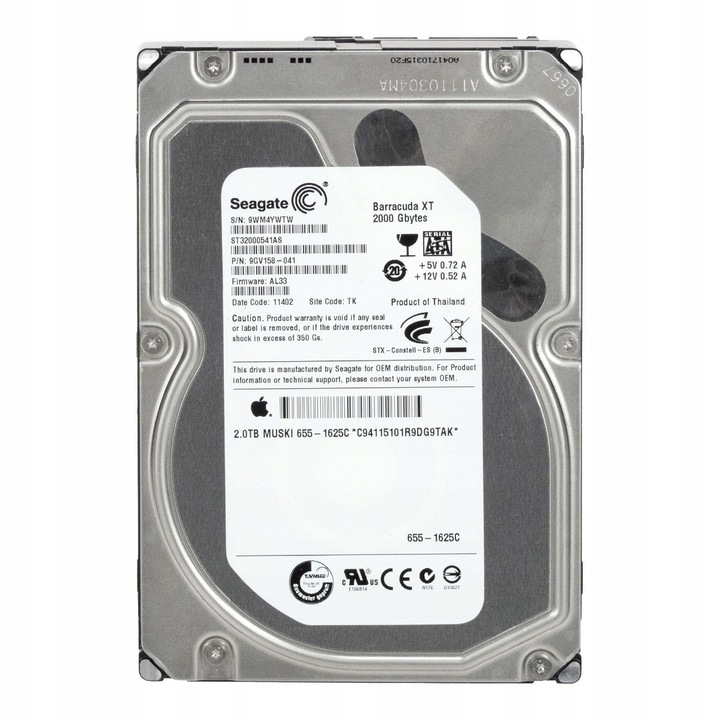 Hard Disk 2TB Seagate Barracuda XT 5900RPM 32MB SATA II 3.5''