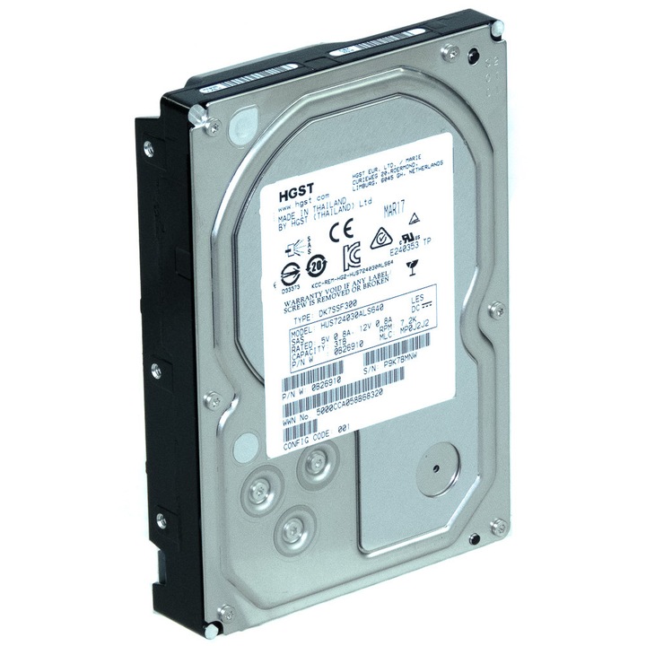 Hard Disk 3TB HGST HUS724030ALS640 7200RPM 64MB SAS 3.5''