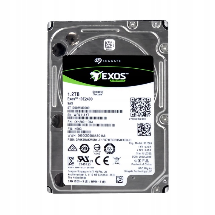 Hard Disk 2.5" Seagate Exos 1.2TB 10K 128MB SAS
