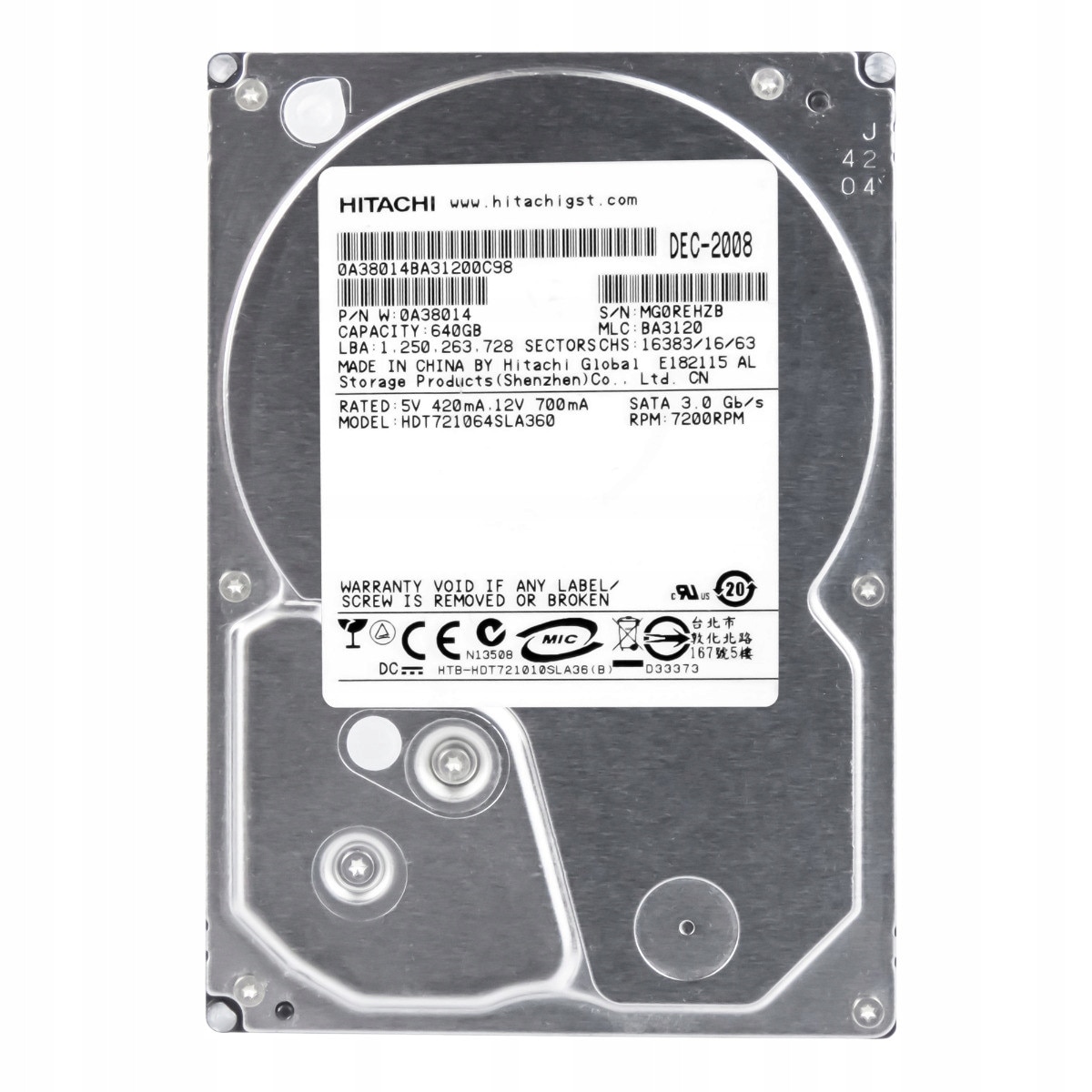 HDD Hitachi Deskstar 7K1000 1TB, 7200rpm, 32MB, SATA3 - eMAG.ro