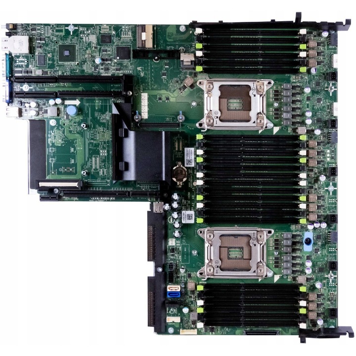 Dell 046V88 alaplap KÉT FOGLALATOS LGA2011 DDR3, 24 RAM foglalat, 3x RISER SLOTS, 2x SATA, 80-PIN SCSI, PowerEdge R720 R720xd modellekhez