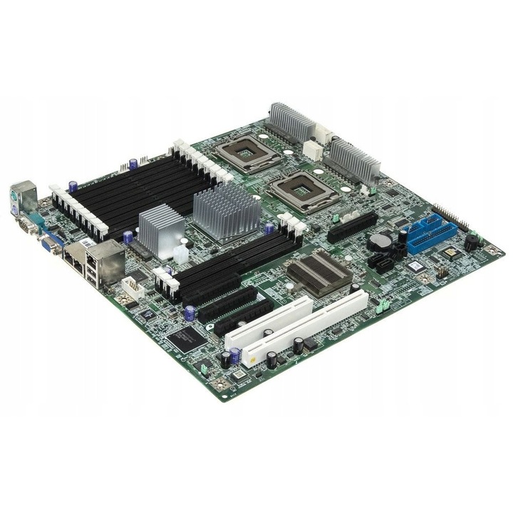 MSI MS-9196 alaplap LGA 771, 12 DDR2 foglalat, 2x PS/2, VGA, 3x RJ-45, 2x USB