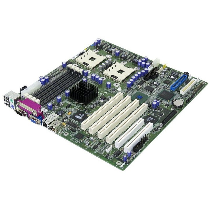 Placa de baza Intel SE7501BR2, 2x SOCKET 604, DDR, multicolor