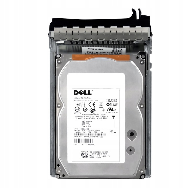 Hard Disk 300GB 15K 64MB SAS-2 3.5'' DELL HUS156030VLS600